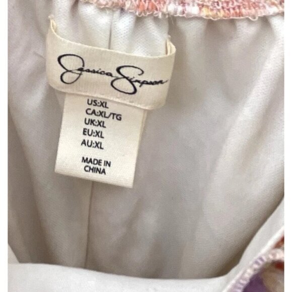 Vintage Jessica Simpson Women’s Sz XL Dress Floral Ruffled Boho Western Style - Picture 7 of 14